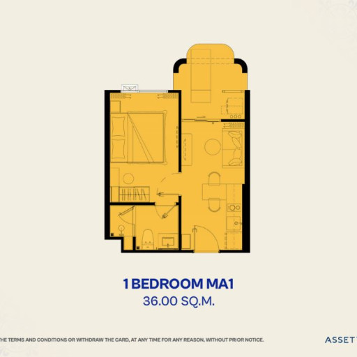 The Title Vivana, 1 bedroom apartments - from 30 m² to 55 m²