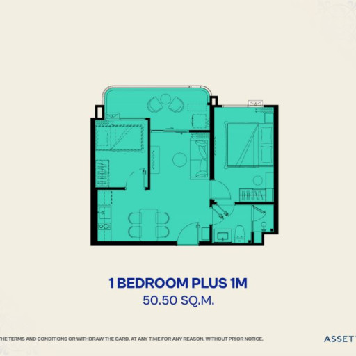 The Title Vivana, 1 bedroom apartments - from 30 m² to 55 m²