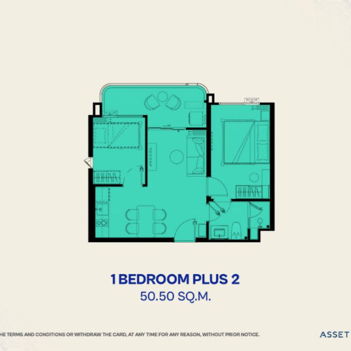 The Title Vivana, 1 bedroom apartments - from 30 m² to 55 m²