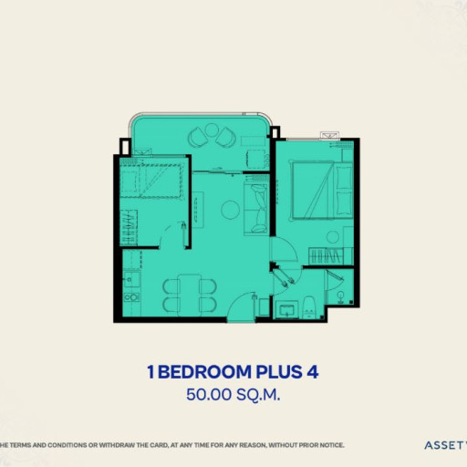 The Title Vivana, 1 bedroom apartments - from 30 m² to 55 m²