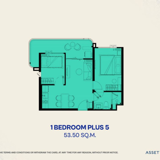 The Title Vivana, 1 bedroom apartments - from 30 m² to 55 m²