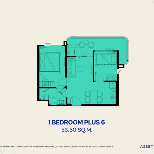 The Title Vivana, 1 bedroom apartments - from 30 m² to 55 m²