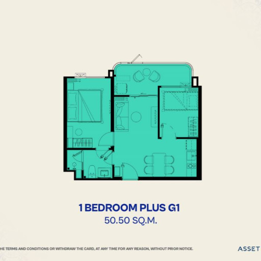 The Title Vivana, 1 bedroom apartments - from 30 m² to 55 m²