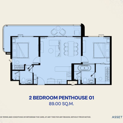 The Title Vivana, Penthouses - from 89 m² to 128 m²