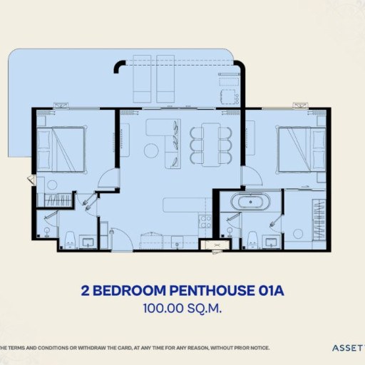The Title Vivana, Penthouses - from 89 m² to 128 m²